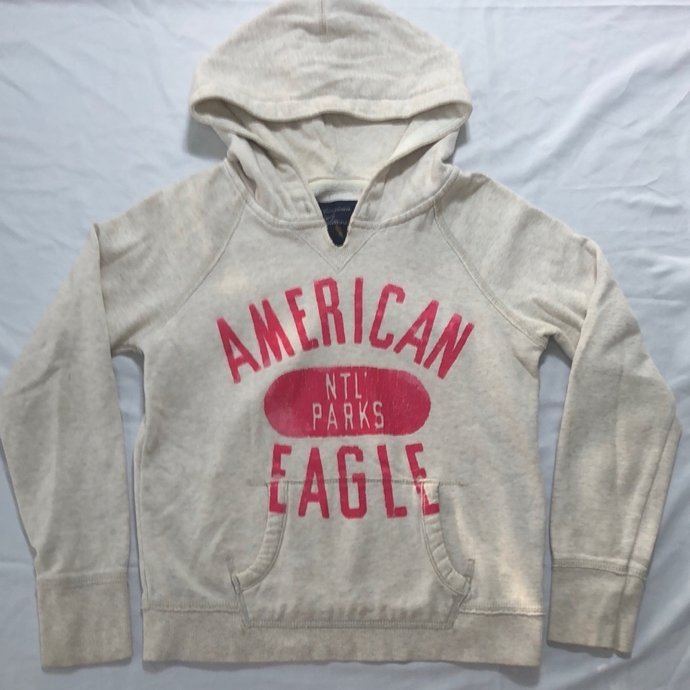2 for $25 American Eagle national parks pullover distressed hoodie size S